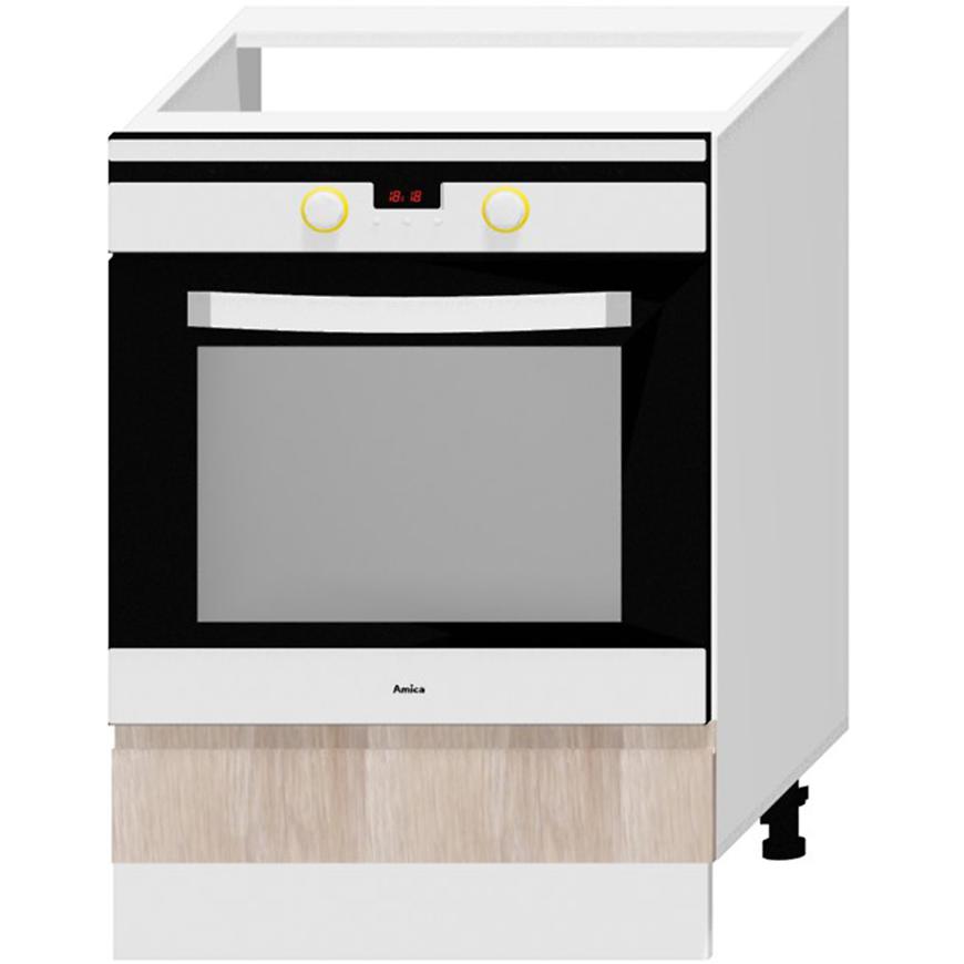 Kuchyňská Skříňka Livia Dk60 Dub Taiga/Bílý Baumax