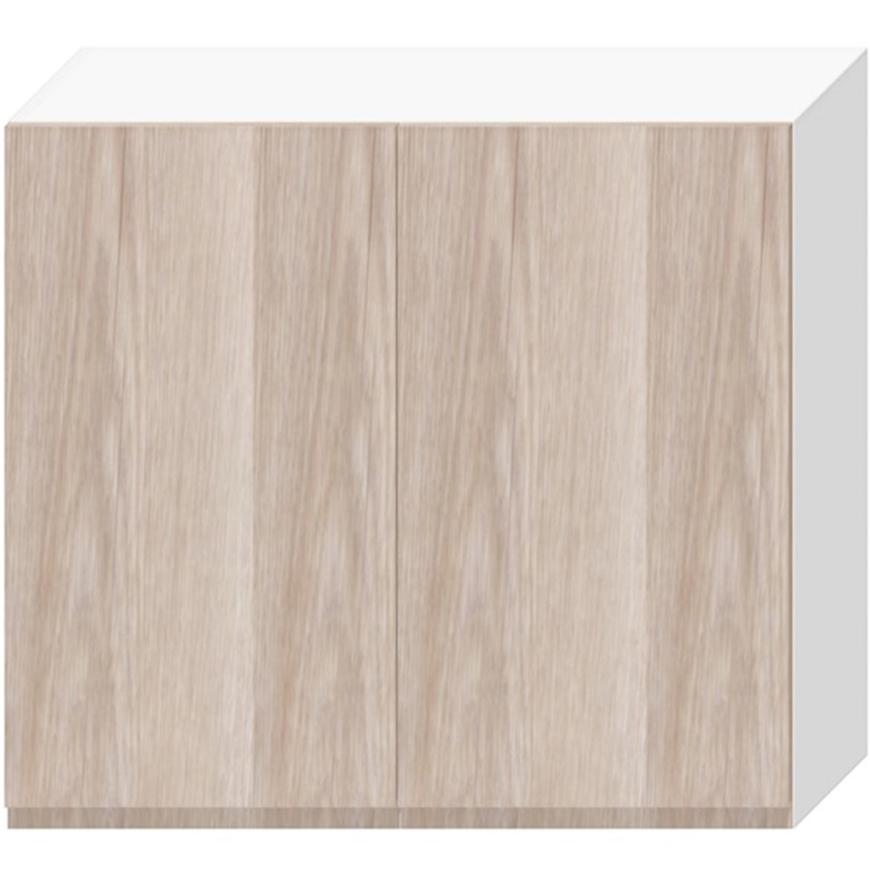 Kuchyňská Skříňka Livia W80su Alu Dub Taiga/Bílý Baumax