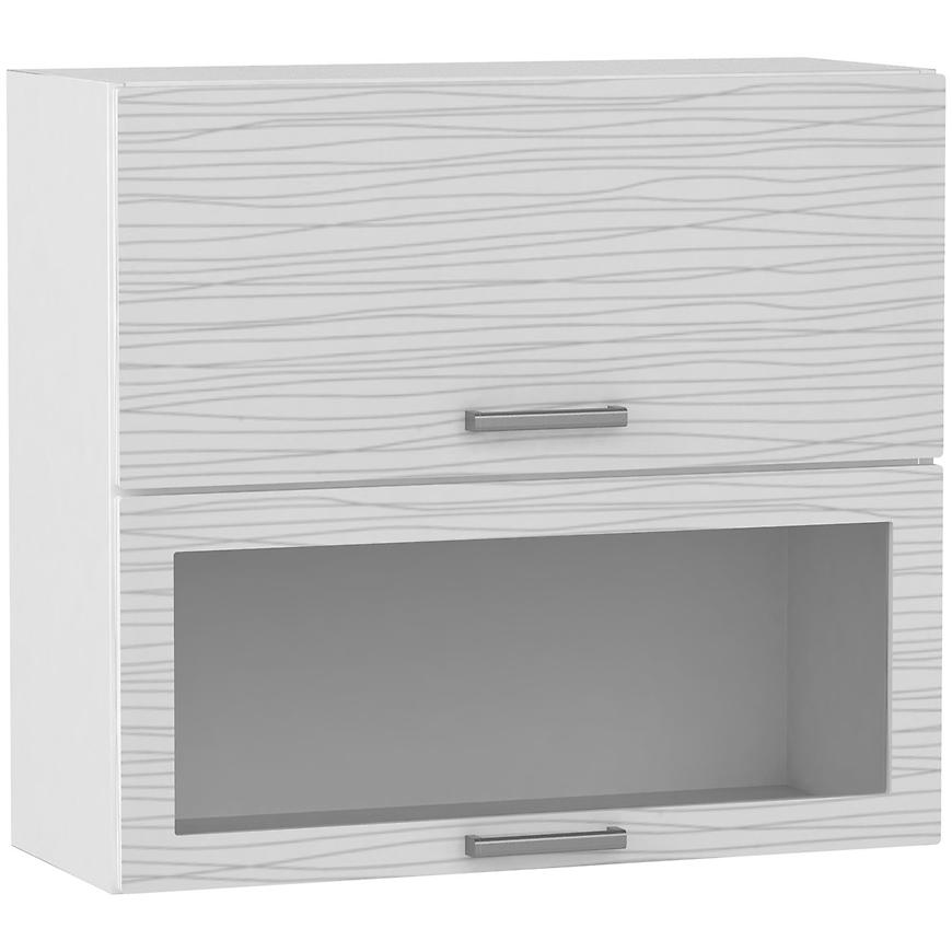 Kuchyňská Skříňka Megan Bílá/Černý Hologram WS80 GRF/2 SD Baumax