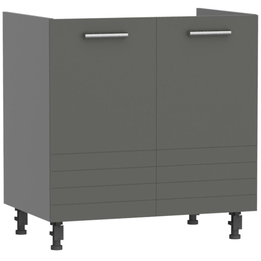 Kuchyňská Skříňka Paula Šedá D80 Bb Baumax