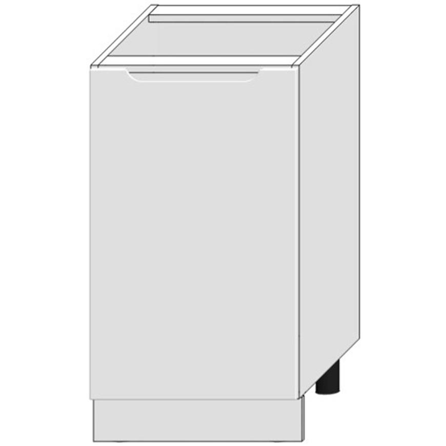 Kuchyňská Skříňka Zoya D45 Pl Bílý Puntík/Bílý Baumax