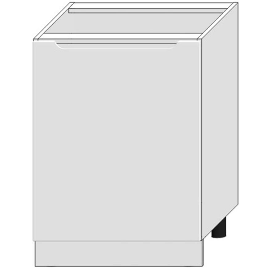 Kuchyňská Skříňka Zoya D60 Pl Bílý Puntík/Bílý Baumax