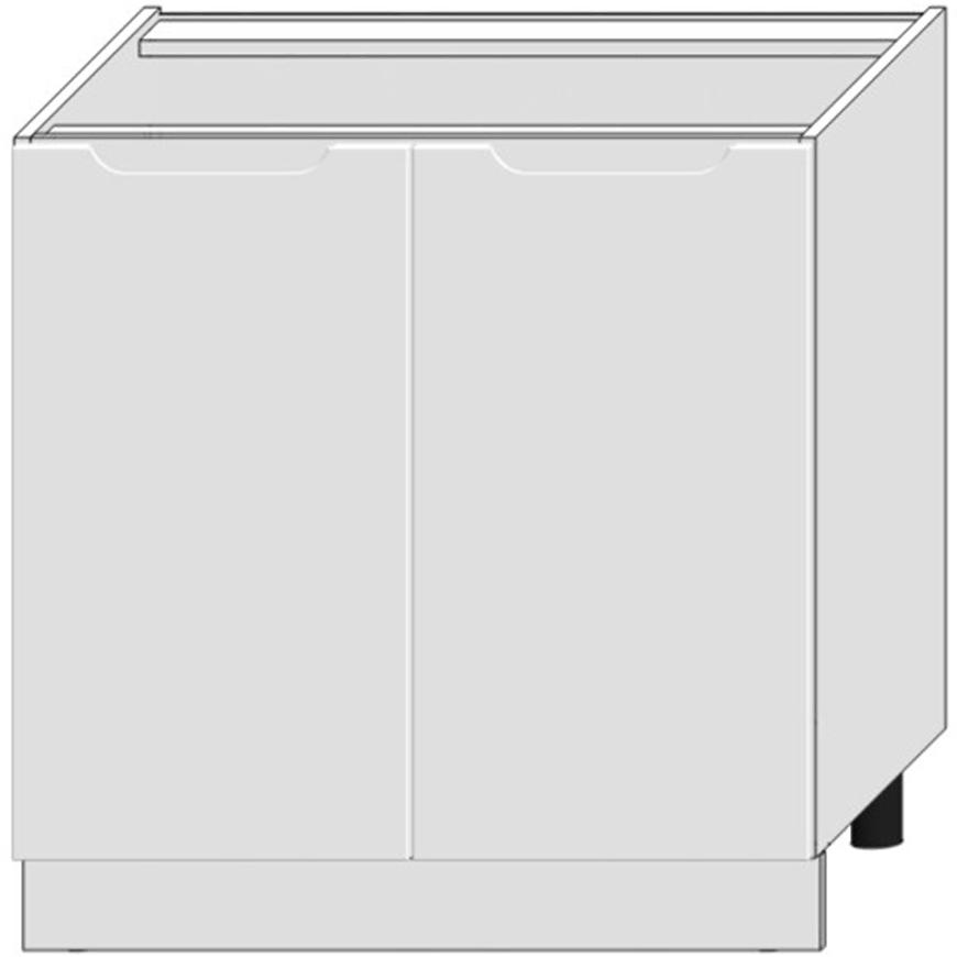 Kuchyňská Skříňka Zoya D80 Bílý Puntík/Bílý Baumax