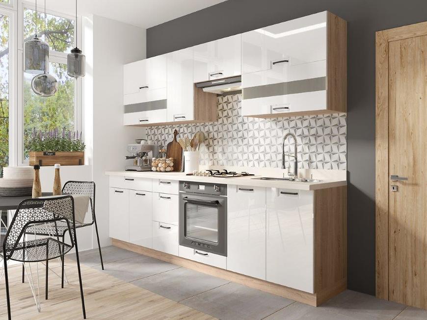 Kuchyňská linka Favorit 260 C Plus s pracovní deskou Sonoma/White Baumax