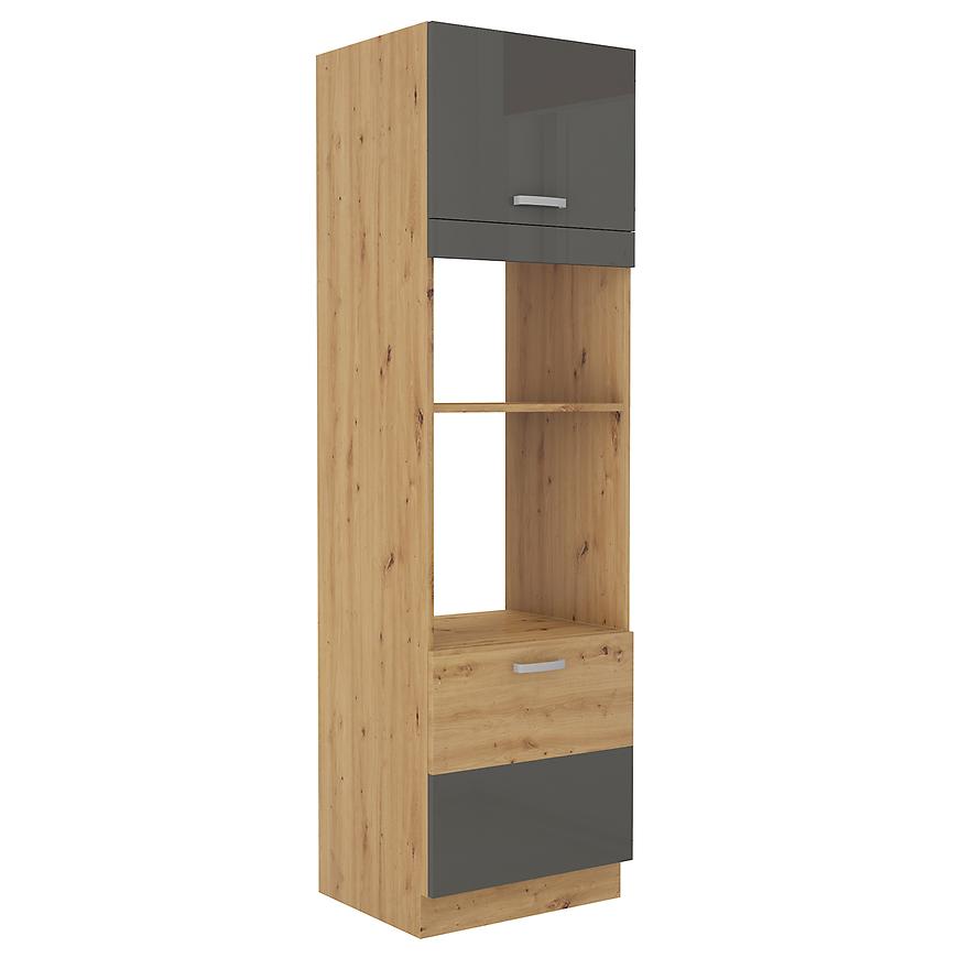 Kuchyňská skříňka Artisan šedý lesk 60dpm-210 2f