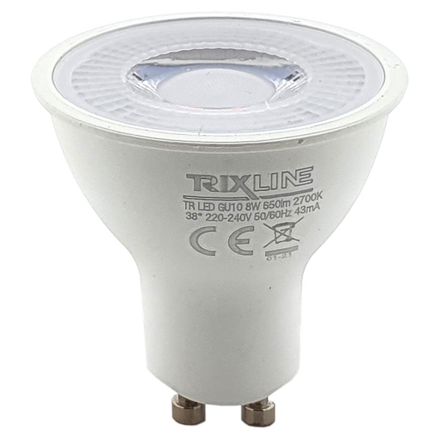 LED žárovka 5W GU10 4200K 38D Trixline