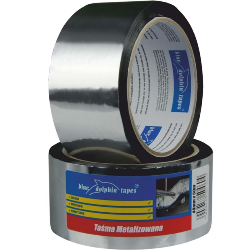 Metalizovaná páska 48 mm x 50 m Blue Dolphin