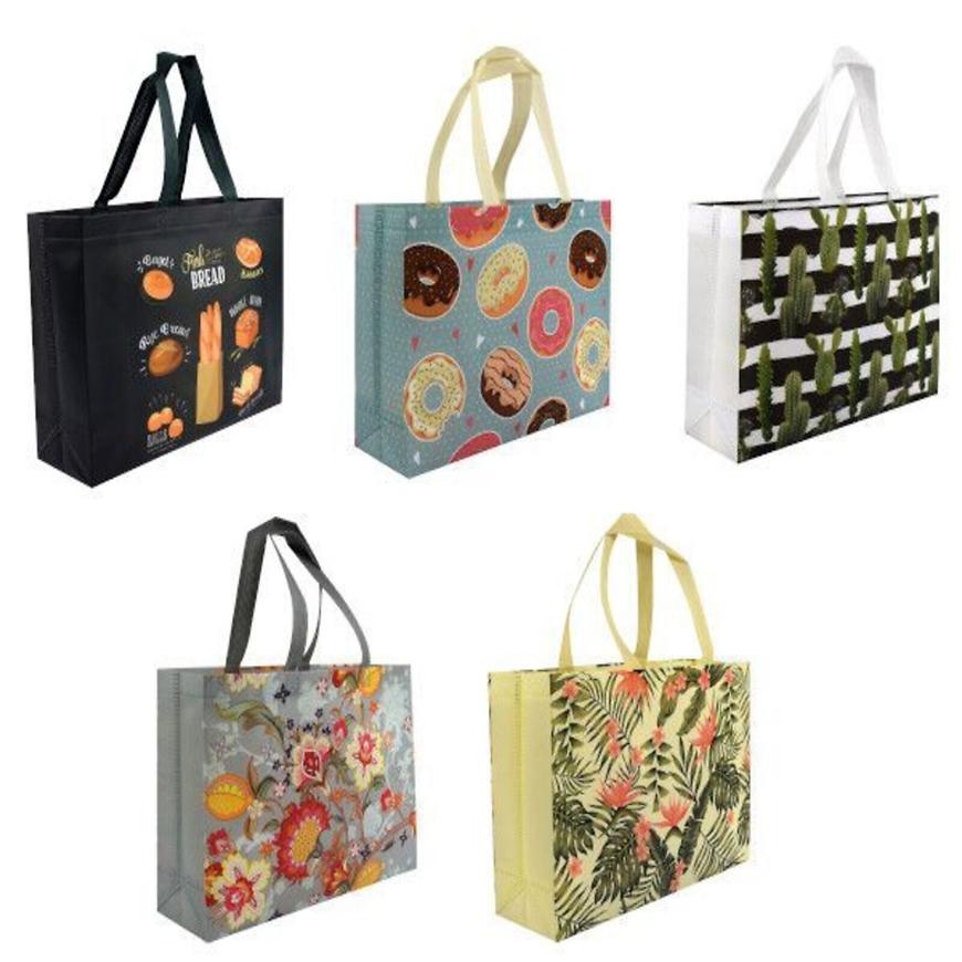 Nákupní taška 34x25x10 cm mix Baumax