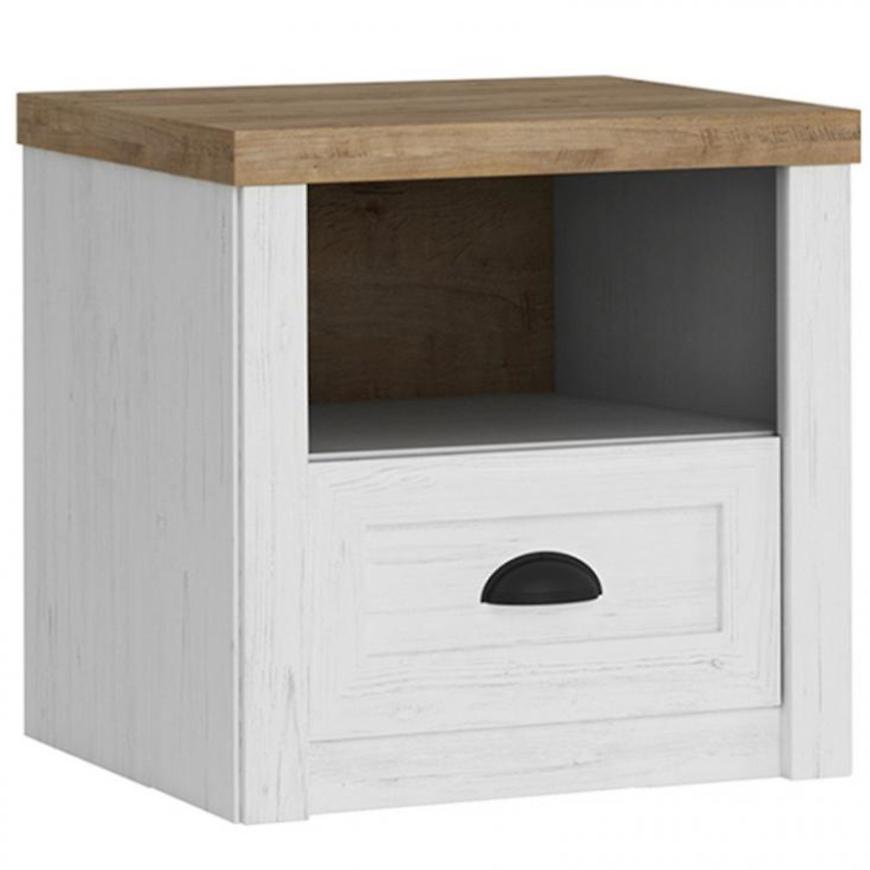 Noční Stolek Prowansja 51cm Borovice Andersen/Dub Lefkas Tmavý SN Baumax