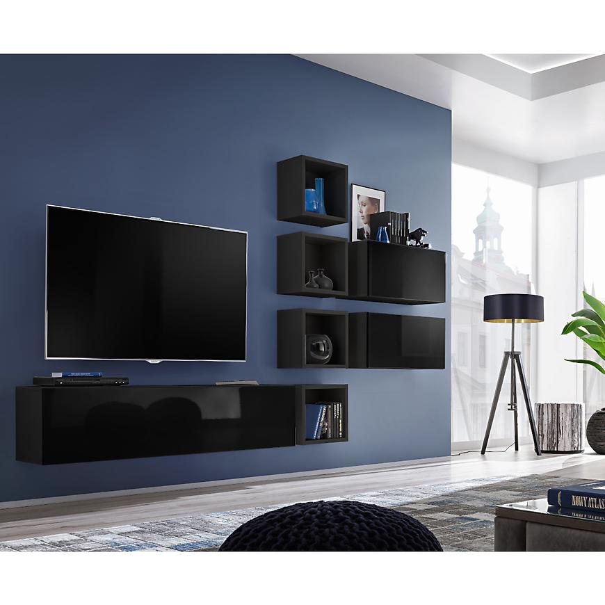Obývací Stěna Blox VII Černá Zz Bx7 Baumax