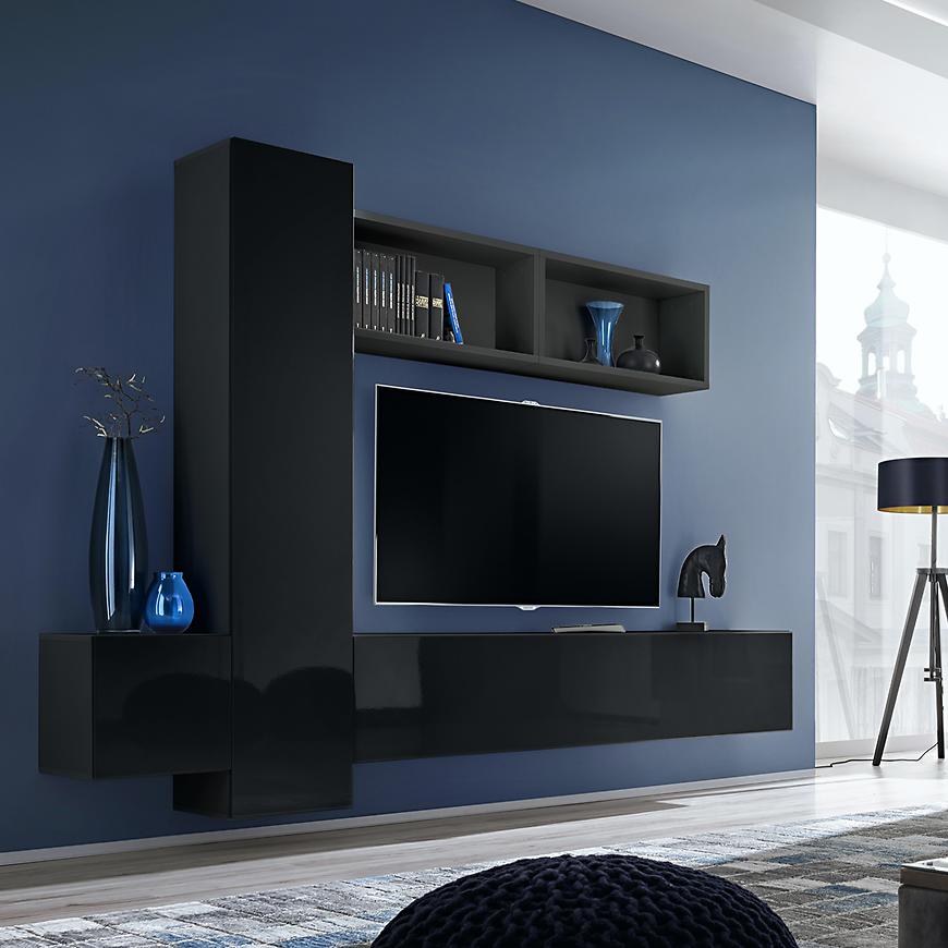 Obývací Stěna Blox XIII Černá Zz Bx13 Baumax