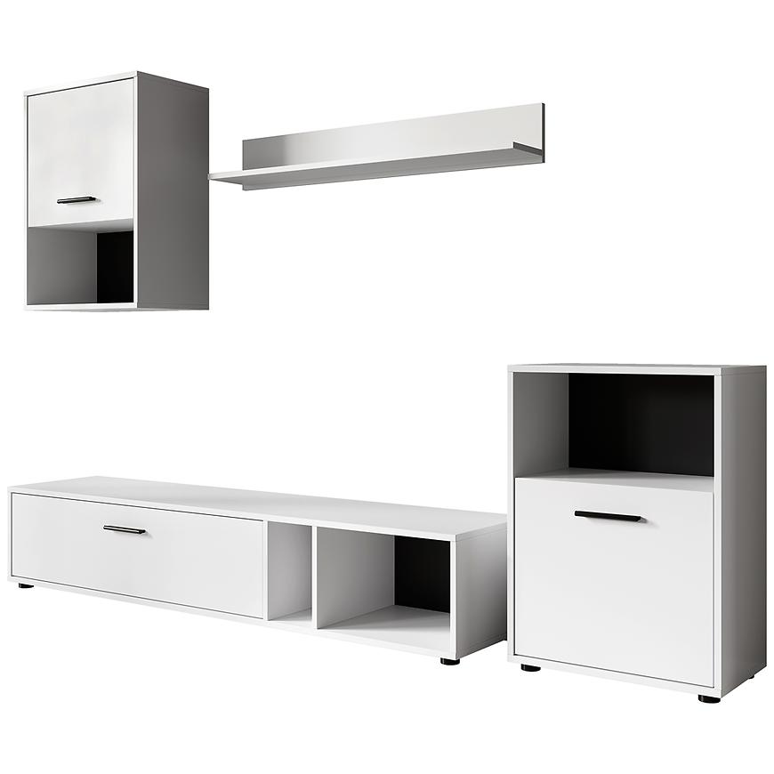 Obývací Stěna Halo bílý Baumax