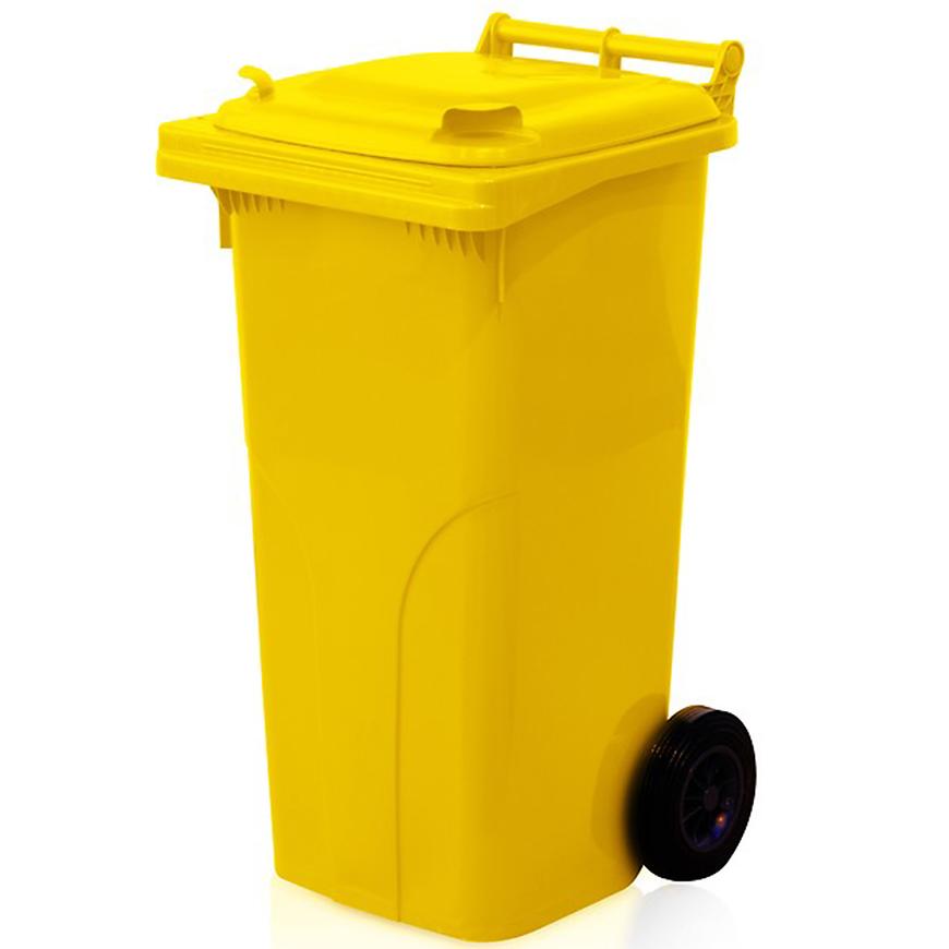 Plastová popelnice 120L ŽLUTÁ Baumax