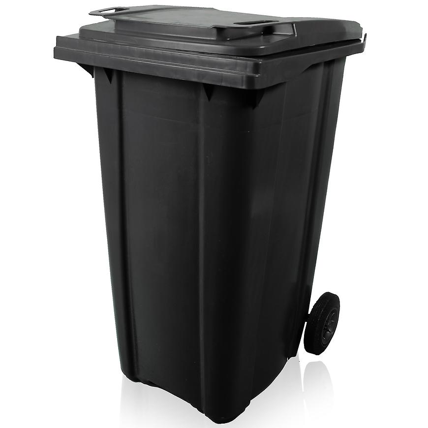 Plastová popelnice 240L ČERNÁ Baumax