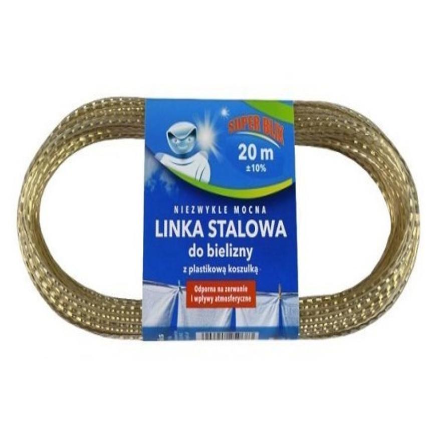 Prádelní šňůra lanko poplast.20m Baumax