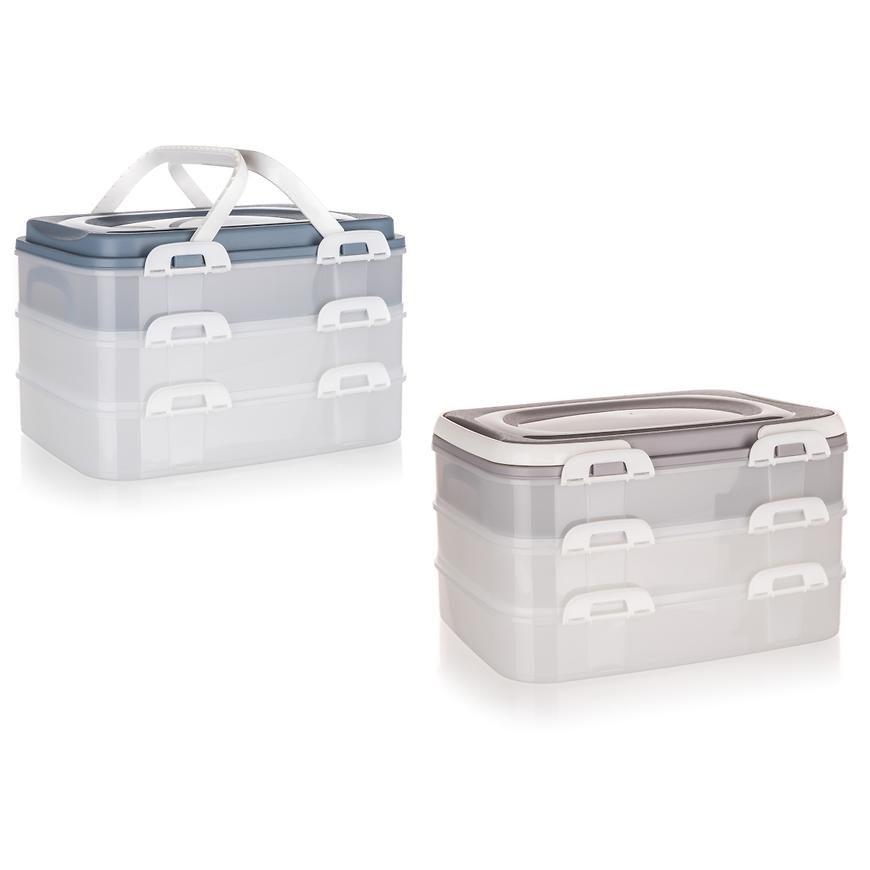 Přenosný box na zákusky 3x7L Culinaria 55079003