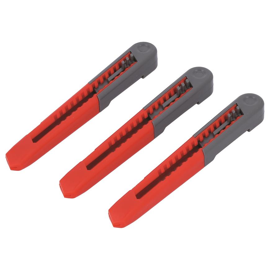 Řezací nůž ABS 3 dílný 9 mm Suki