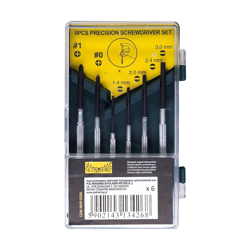 Sada šroubováků hodinářské šroubováky 6 ks Condor