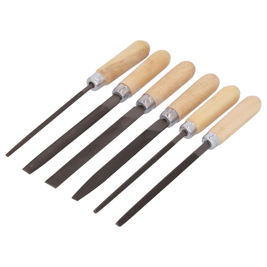 Sada zámečníckých pilníků 6 dílná