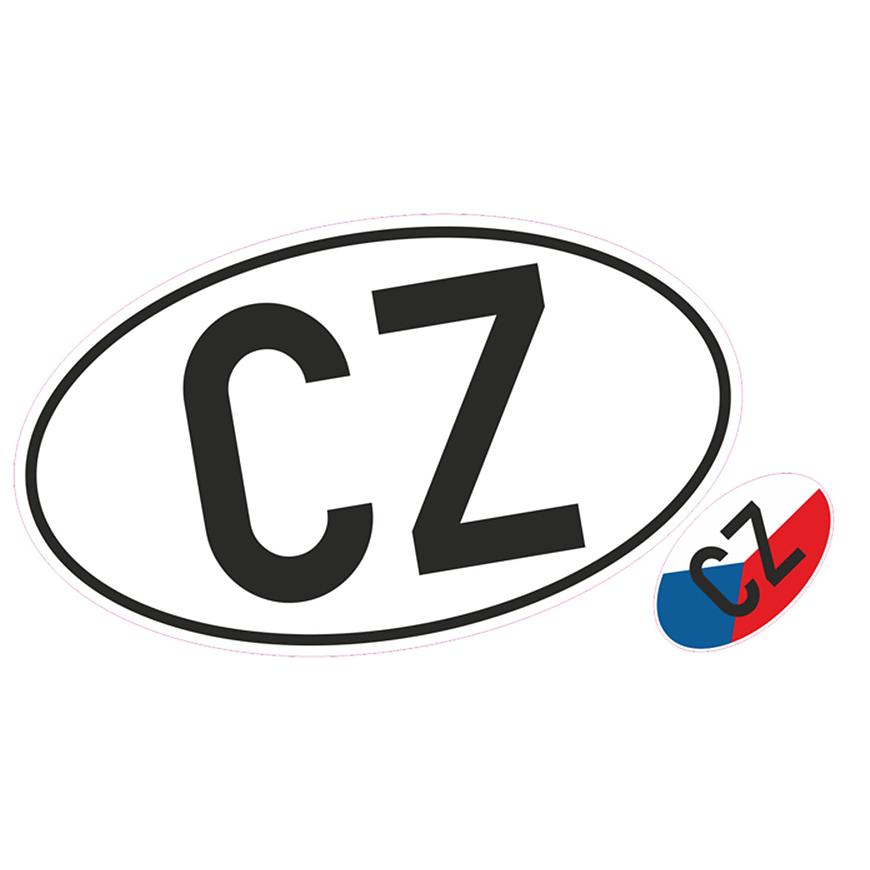 Samolepka „CZ” normovaná Bottari