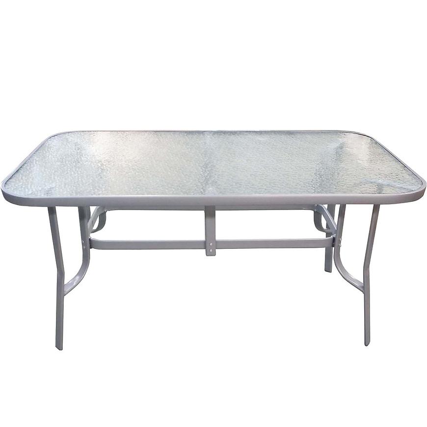 Skleněný stůl TRONDHEIM šedý