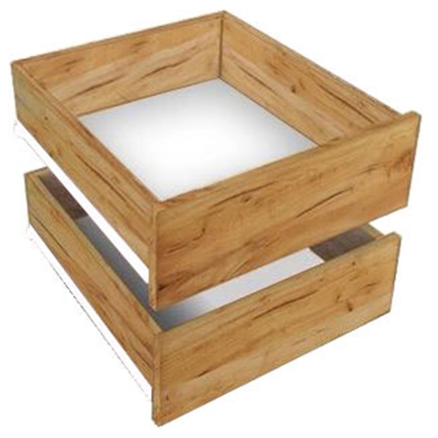 Súprava Zásuviek (2 ks) 100 dub craft zlatý Baumax