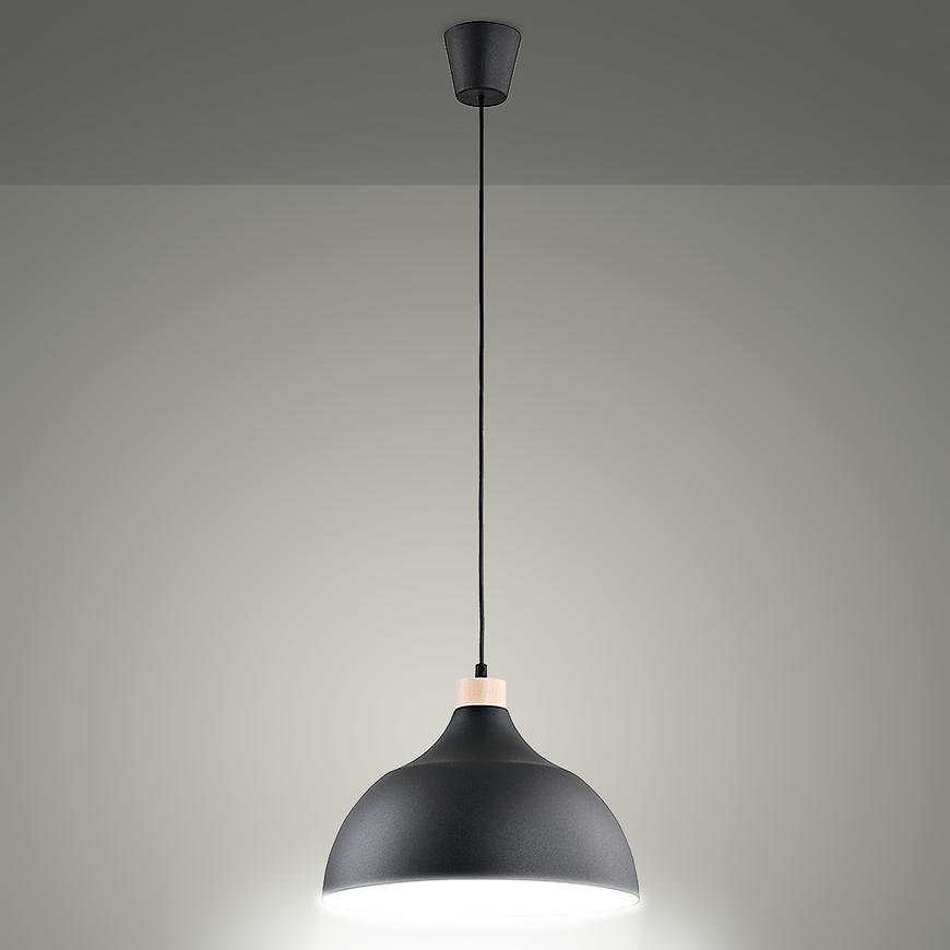 Svítidlo Cap 2071 Wood Černá LW1 Baumax