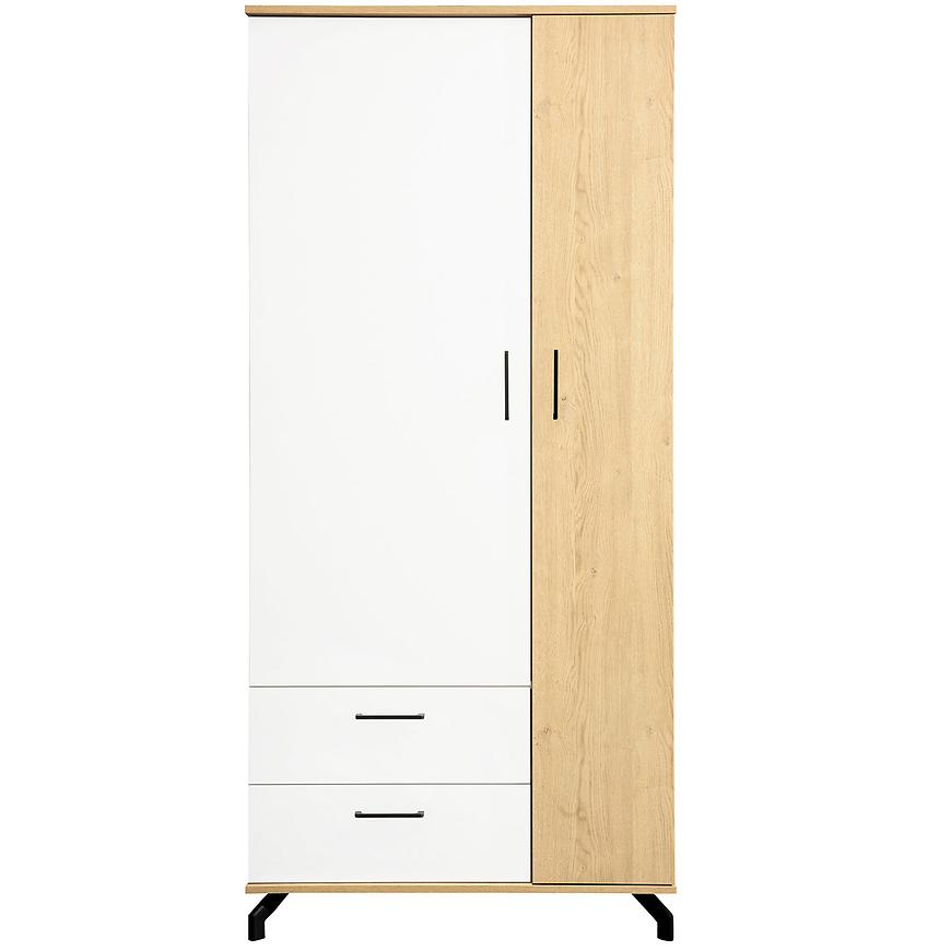 Sys Madison Skriňa Md1 Bila Lux/Dub Baumax