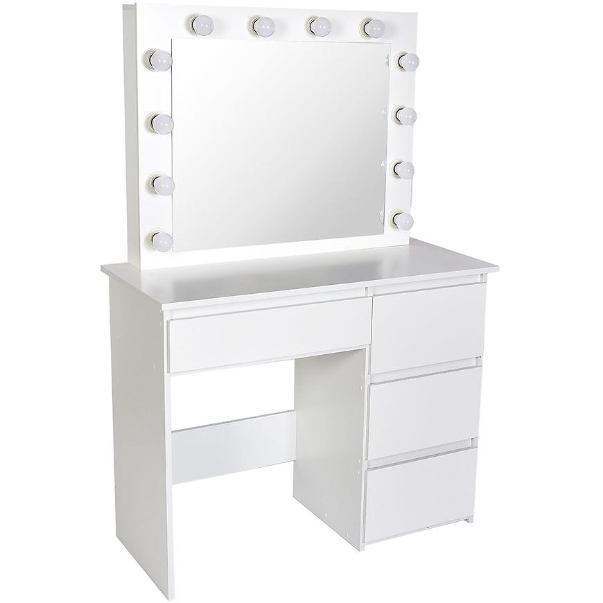 Toaletní stolek Jumi Bílý se zrcadlem Cm-881624 Baumax