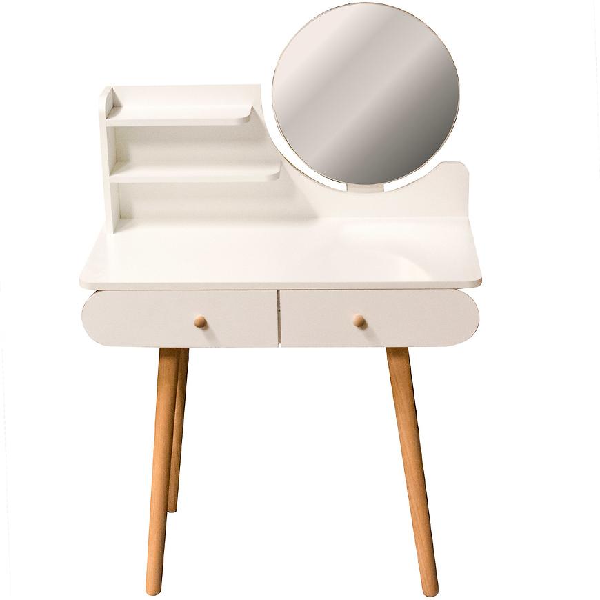 Toaletní stolek Jumi Scandi Bílý se zrcadlem Cm-891920 Baumax