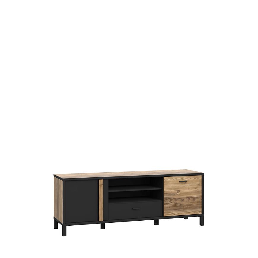 Tv Stolek HARUKI Alpský Smrk/Černá Baumax