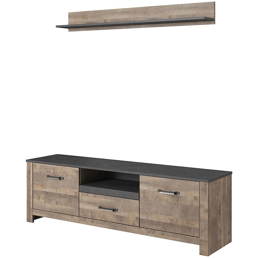Tv Stolek Sand + Polička C dub sand grange/matera Baumax
