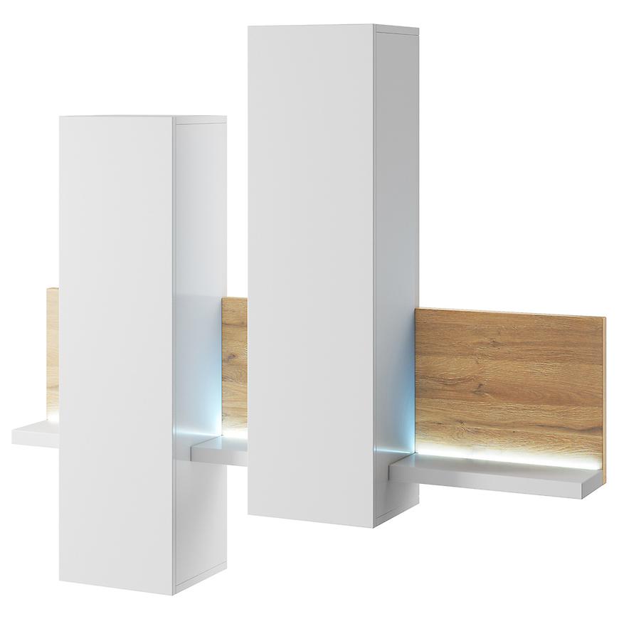 Vitrína Bota 04 Bílá/Dub Grandson Baumax