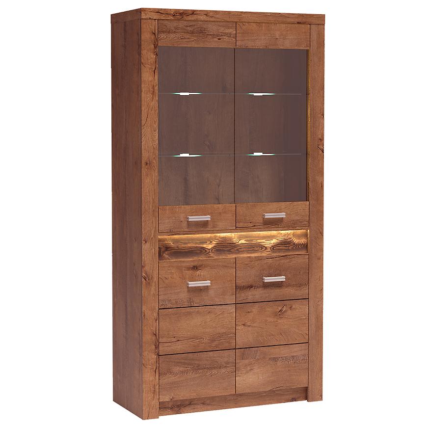 Vitrína Indianapolis I3 Jasan Světlý Baumax