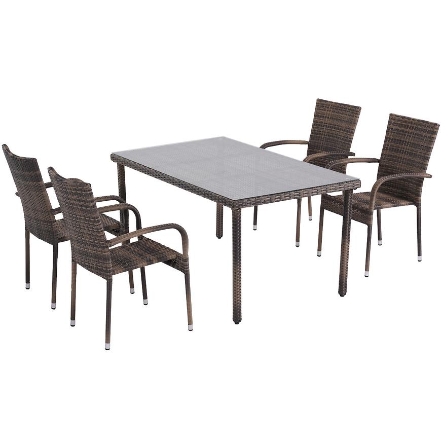 Zahradní souprava HAITI ratan 1+4