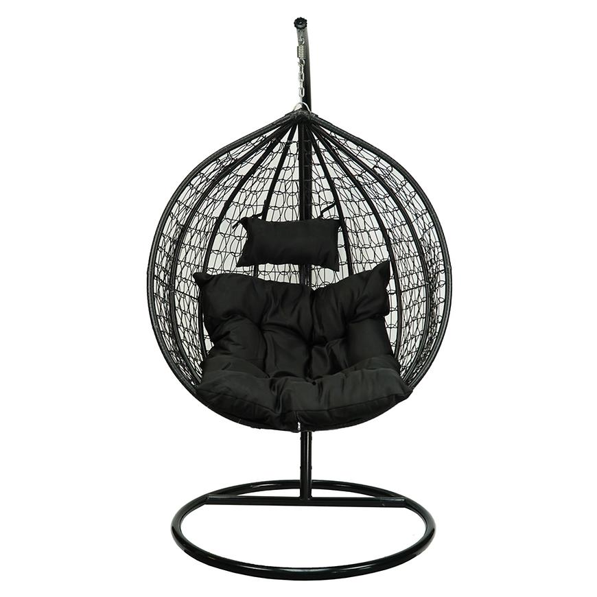 Závěsné křeslo Zanzibar čierna Baumax