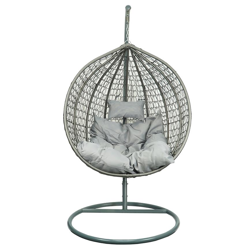 Závěsné křeslo Zanzibar šedá Baumax