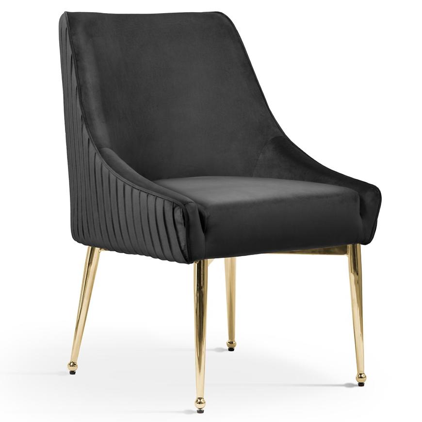 Židle Leon Černá/ Noha Zlatý Baumax