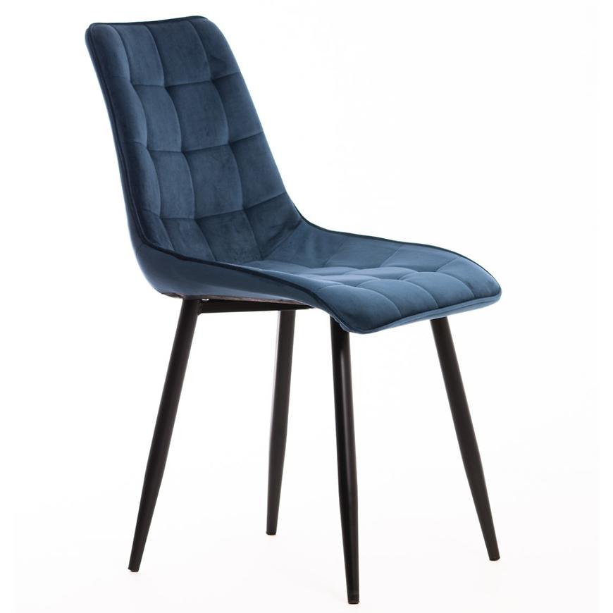 Židle Moli Tmavě modrá/ Noha Černá Baumax