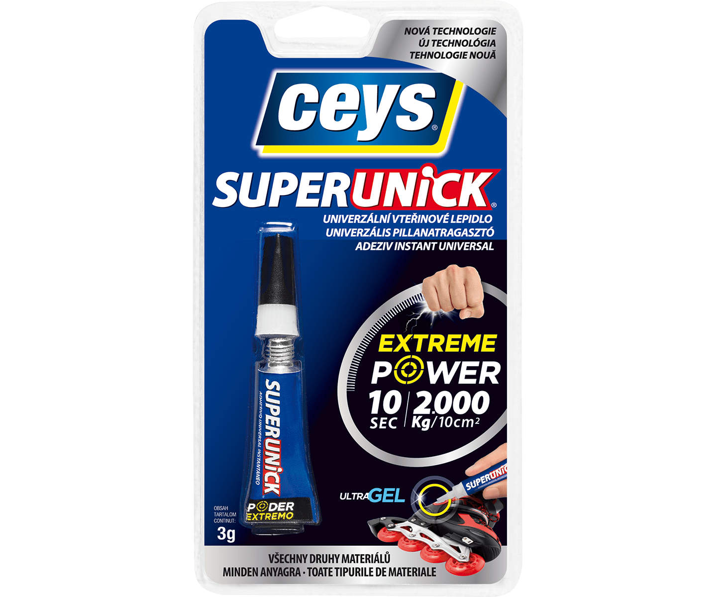 Lepidlo SuperUnick vteřinové gel - 3g