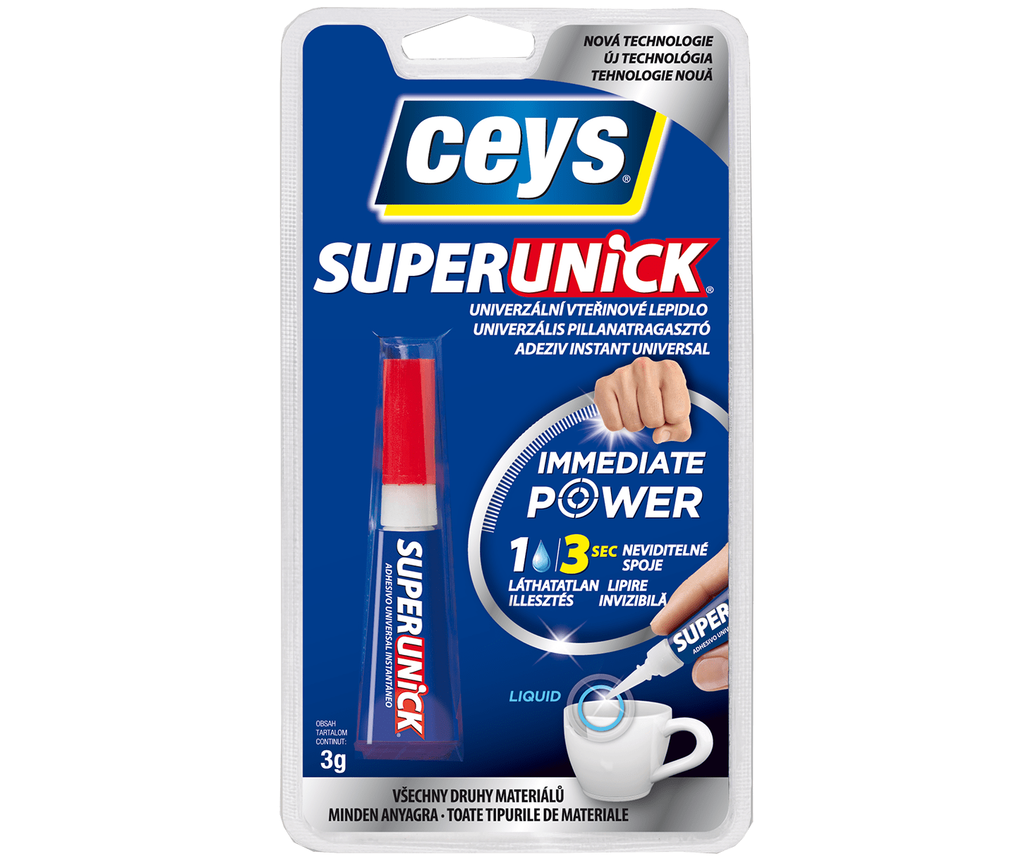 Lepidlo SuperUnick vteřinové 3g