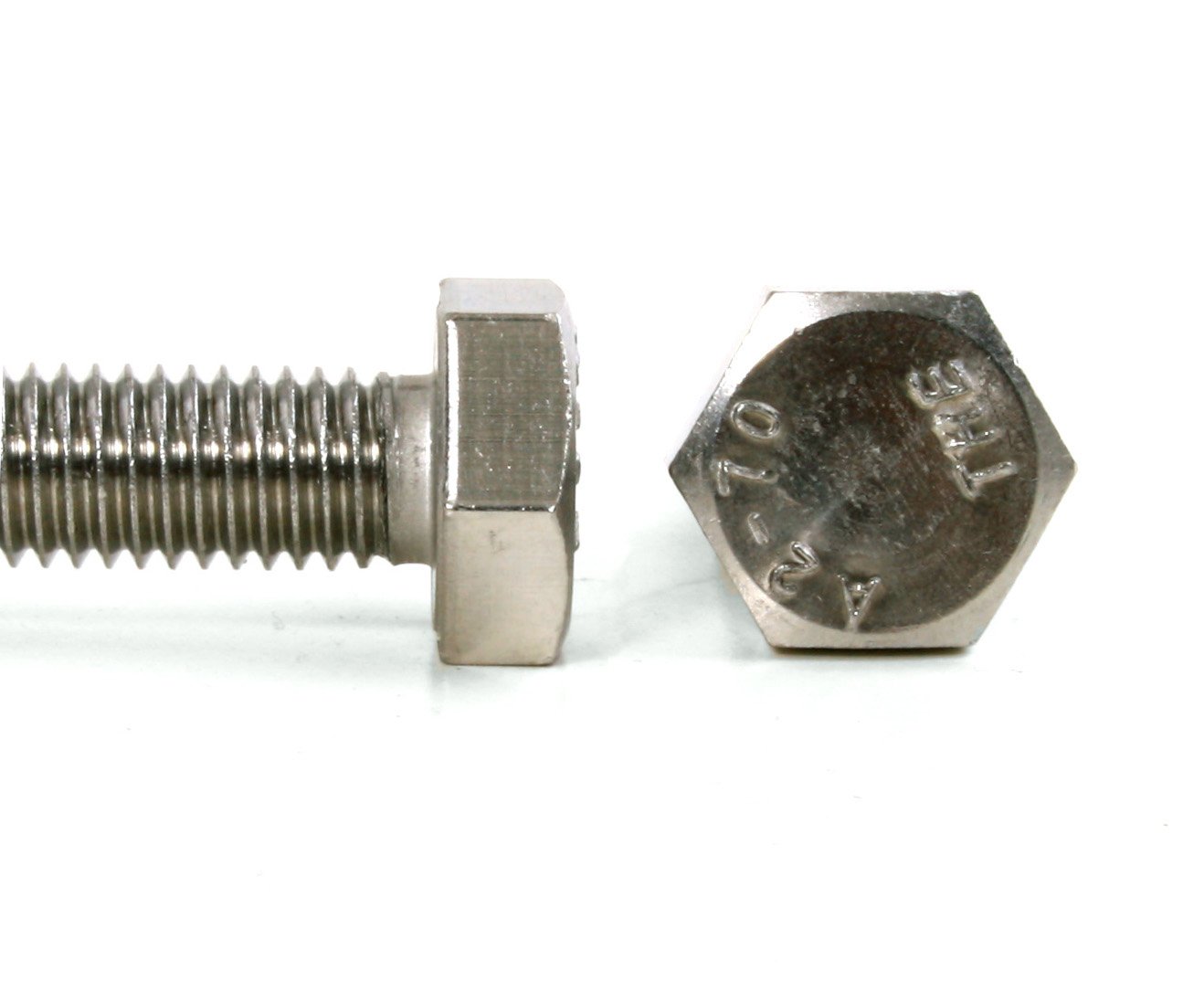 Šroub 6hran celý závit nerez A2