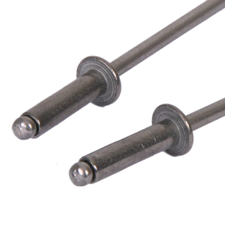 Nýt trhací nerez/nerez A2 s plochou hlavou - 4.8x30