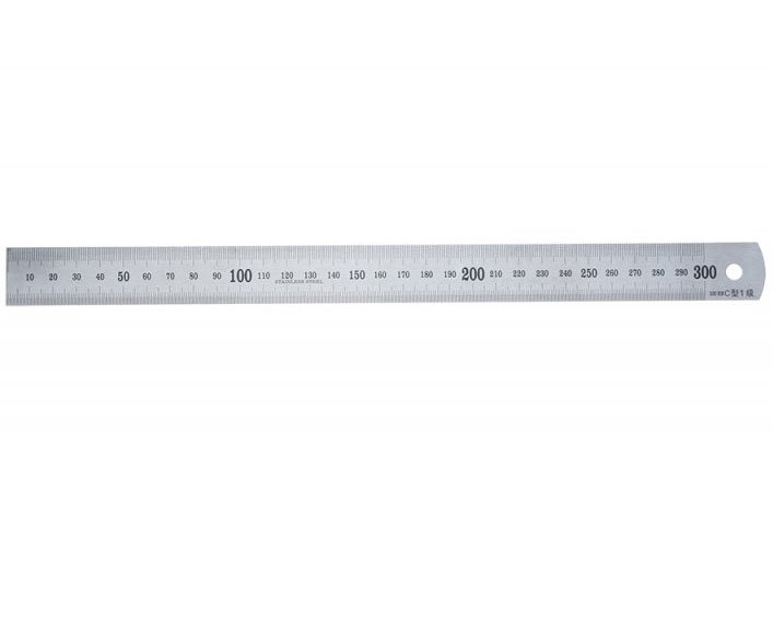 Měřítko ocelové nerez - 30cm