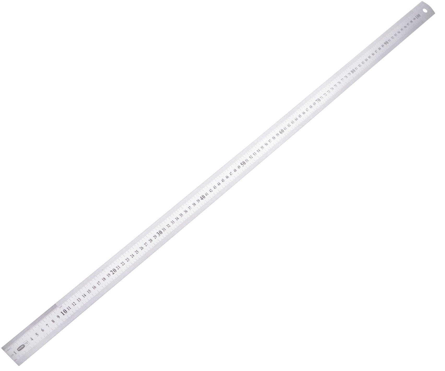 Měřítko ocelové nerez - 100cm