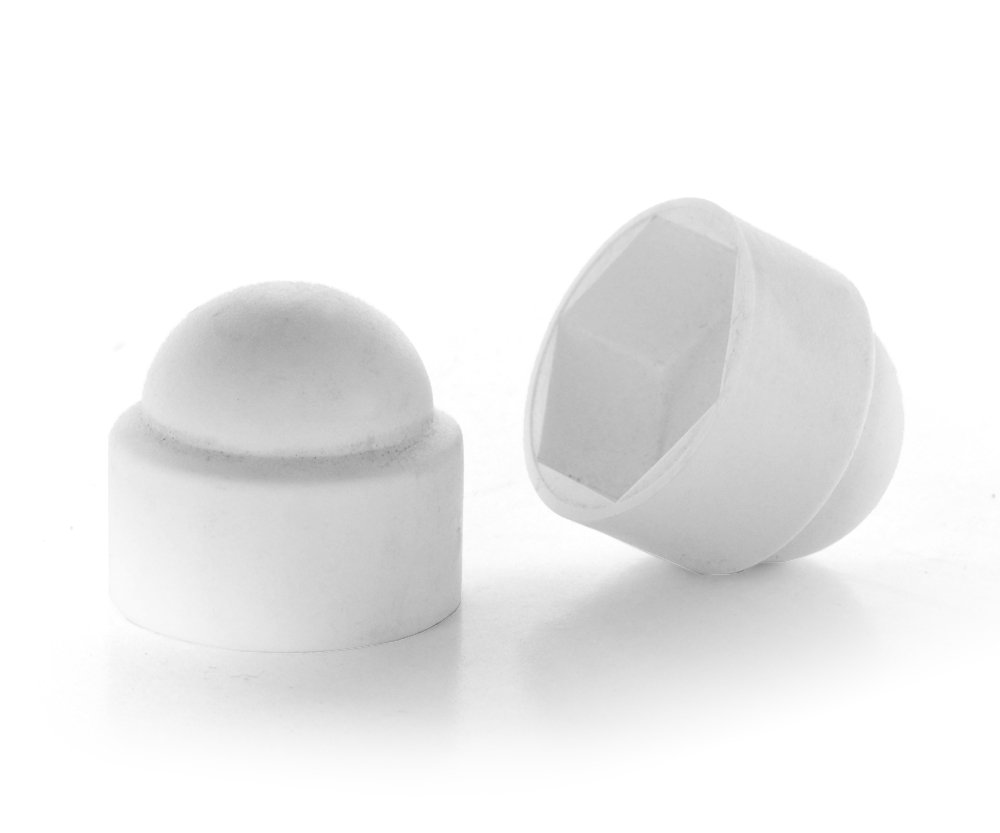 Krytka matic bílá - M8/13mm