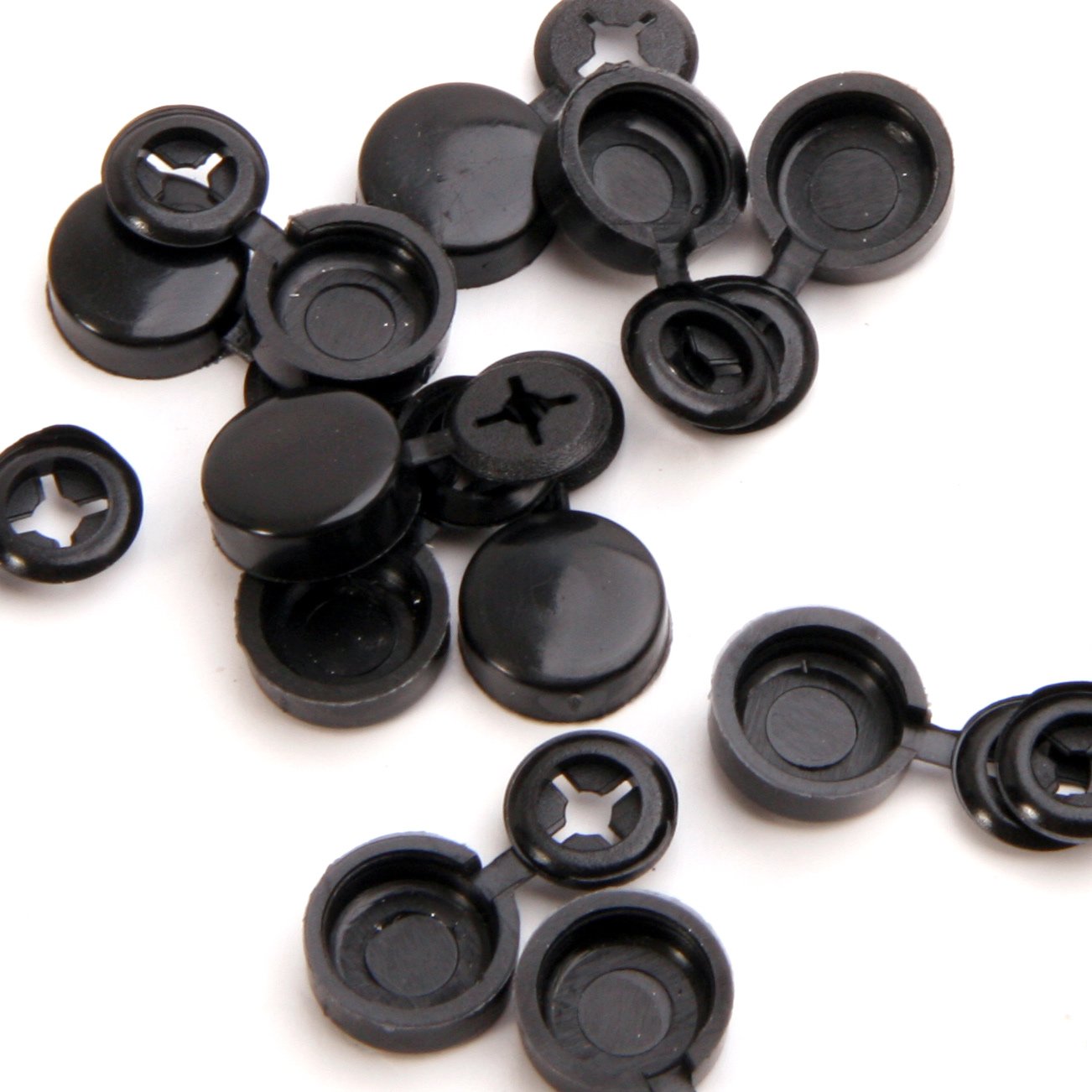 Krytka pro trhací nýty - černá