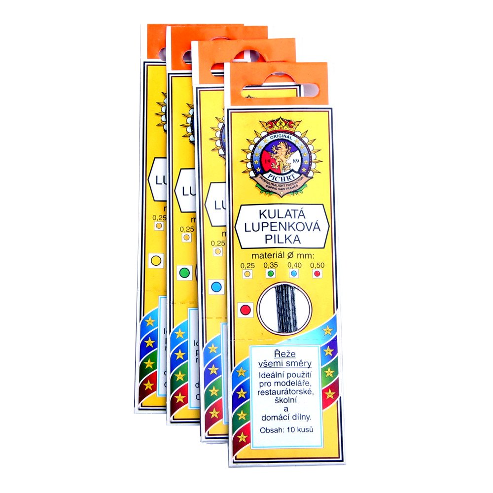 Listy pilky lupenkové 10ks Pichrt - 0.5mm