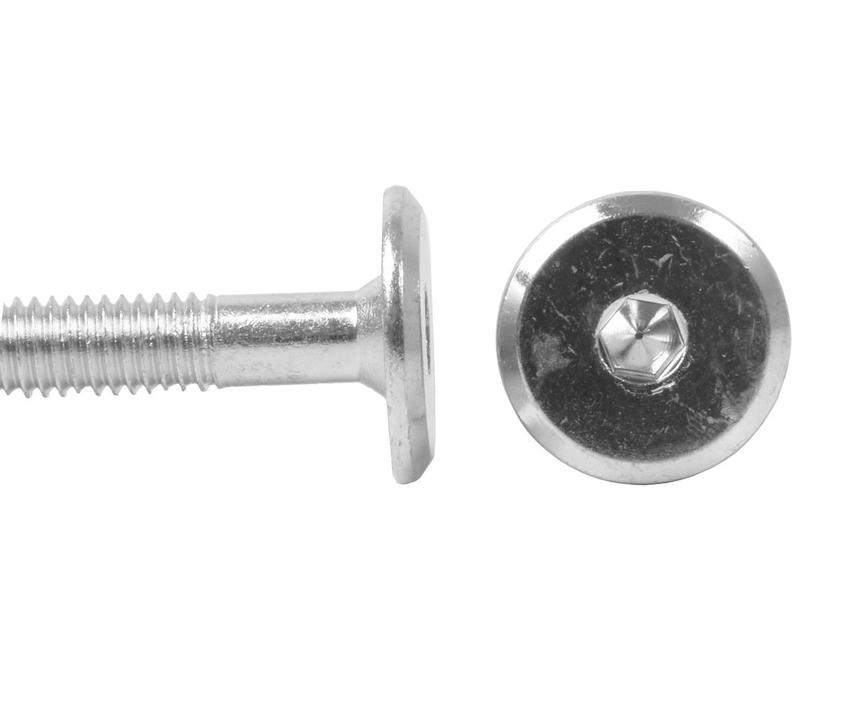 Šroub nábytkový válcová hlava 17mm imbus ZB - M6x80