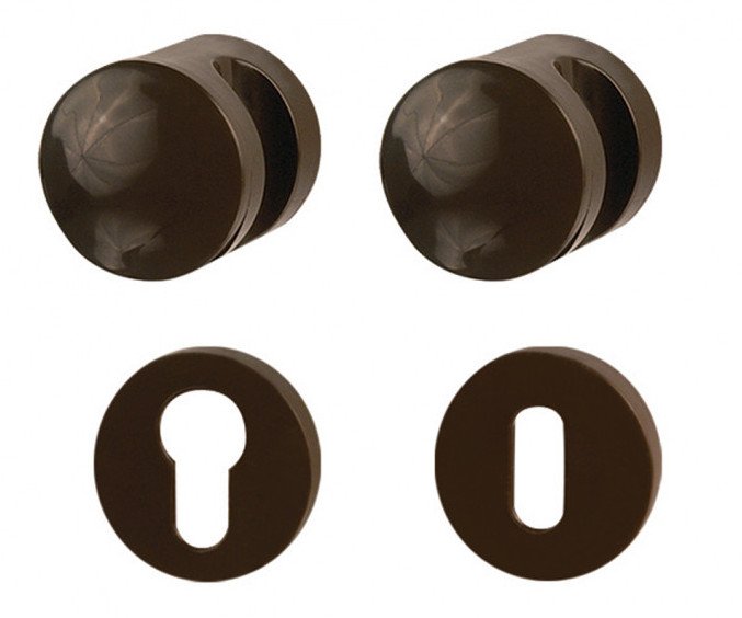 Holar H 06 rozetové dveřní kování - hnědá